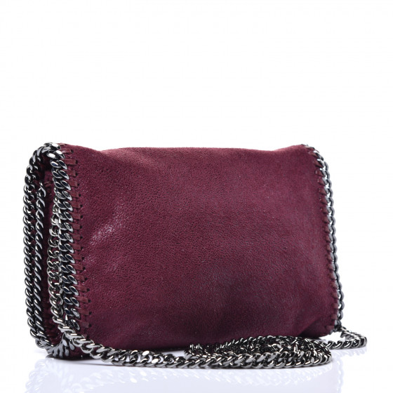 ショルダーバッグ・ポシェット STELLA MCCARTNEY Falabella shaggy deer shoulder bag PLUM STELLA MCCARTNEY Shaggy Deer Falabella Crossbody Bag Plum