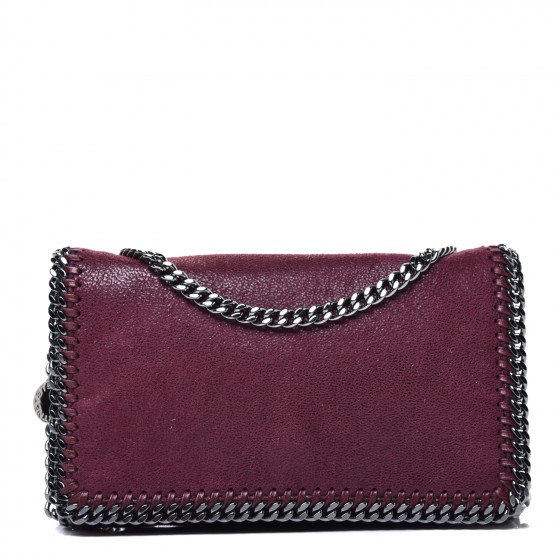 ショルダーバッグ・ポシェット STELLA MCCARTNEY Falabella shaggy deer shoulder bag PLUM STELLA MCCARTNEY Shaggy Deer Falabella Crossbody Bag Plum