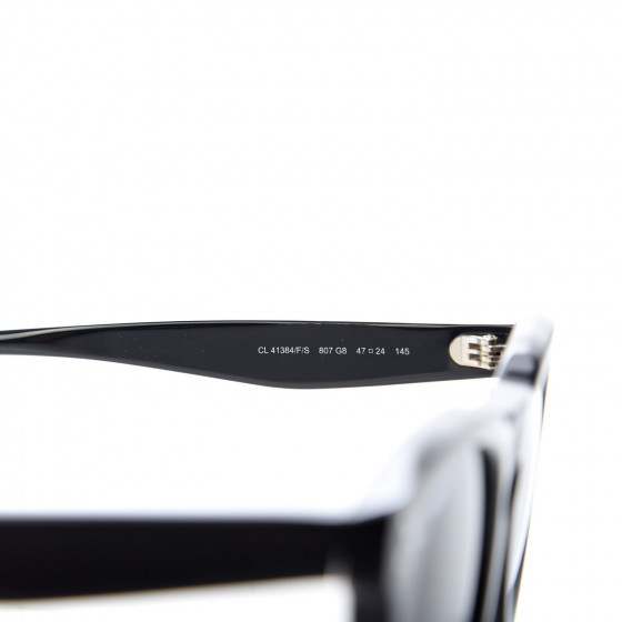 CELINE Acetate Bevel Cat Sunglasses CL 41384/F/S Black