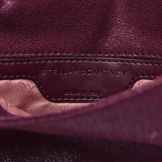 ショルダーバッグ・ポシェット STELLA MCCARTNEY Falabella shaggy deer shoulder bag PLUM STELLA MCCARTNEY Shaggy Deer Falabella Tote Plum 1663153