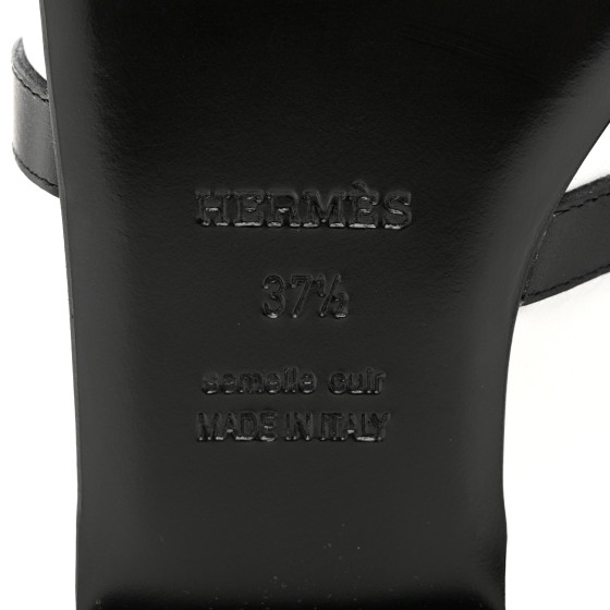 HERMES Lizard Calfskin Oz Mules 37.5 Ombre 1276008