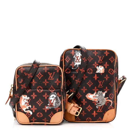 LOUIS VUITTON Catogram Paname Set Marron 1288780 | FASHIONPHILE