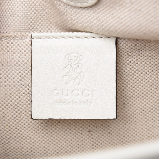 GUCCI GG Supreme Monogram Stars Childrens Tote White 336545