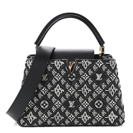 LOUIS VUITTON Calfskin Since 1854 Embroidered Capucines PM
