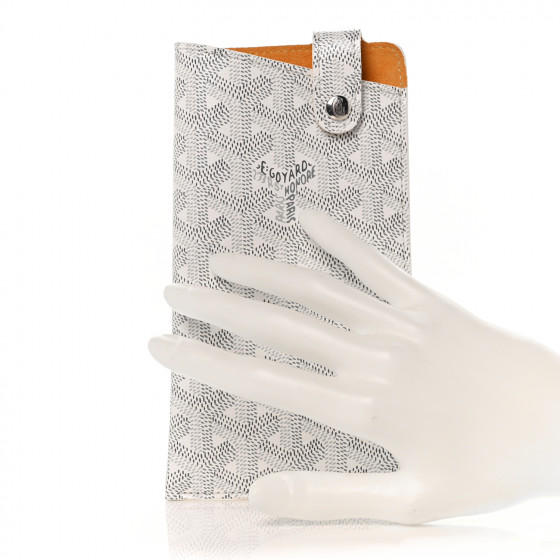 GOYARD Goyardine Montmartre Glasses Case White 1047306