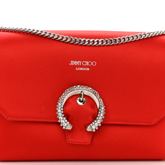 【JIMMY CHOO】MADELINE レッド ゴールド金具 ショルダーバッグ JIMMY CHOO - 【JIMMY CHOO】MADELINE レッド ゴールド金具