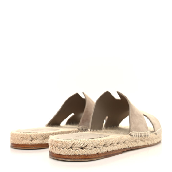 【ナチュラルに映える】HERMES Espadrillas Antigua Beige Sable Hermes Antigua 45 EU Beige Sable Espadrille | The Luxury Flavor