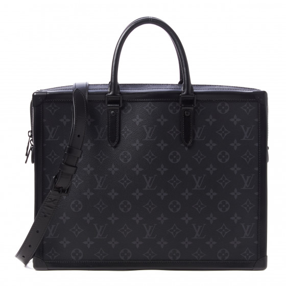 LOUIS VUITTON Monogram Eclipse Soft Trunk Briefcase 900476
