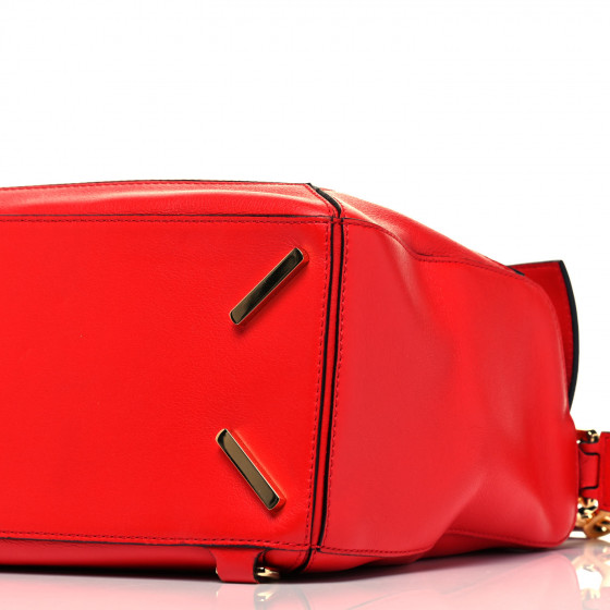 LOEWE Calfskin Medium Puzzle Bag Scarlet 907463 | FASHIONPHILE