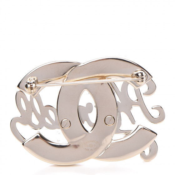 (シャネル)AB1376☆シャネル×ファレルPharrell ブローチ☆ CHANEL x Pharrell Williams Crystal Brooch Gold 363728