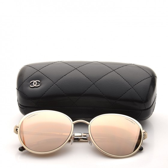 シャネル 4206 サングラス CHANEL Round Spring Sunglasses 4206 Black Silver 660474
