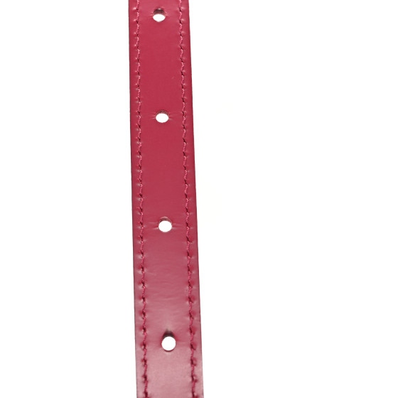 LOUIS VUITTON レザー ベルト ブラウン/ピンク Louis Vuitton Purple Two-Tone Leather Shoulder Strap