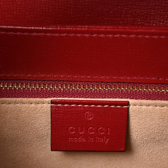 GUCCI GG Supreme Monogram Azalea Calfskin Horsebit 1955