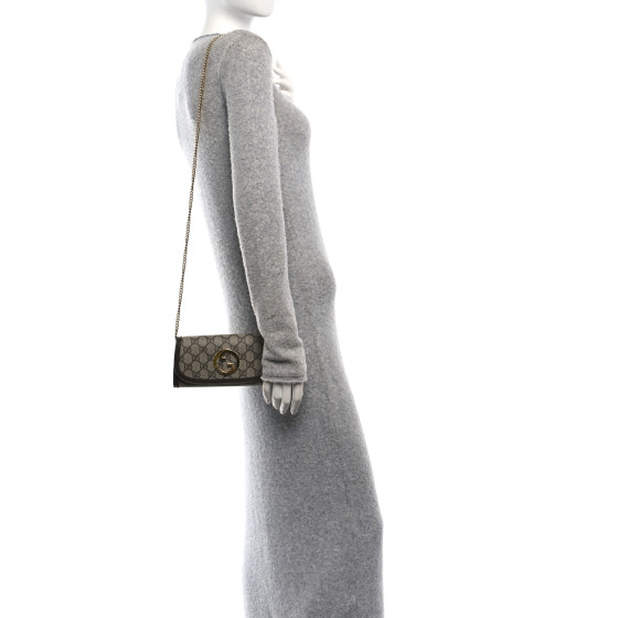 GUCCI GG Supreme Monogram Textured Dollar Calfskin Blondie