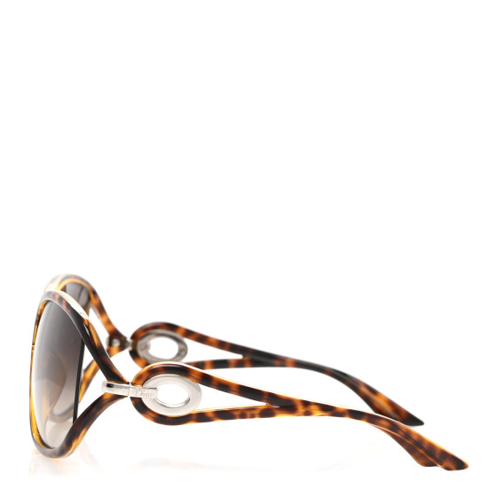 DIOR サングラス　volute2 CHRISTIAN DIOR VOLUTE 2F Havana Blue Gradient Wrap