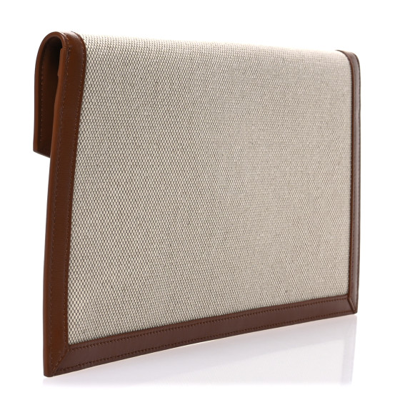 【関税&送料込】Saint Laurent Dark Beige Pochette Saint Laurent Dark Beige Leather Uptown Clutch ○ Labellov