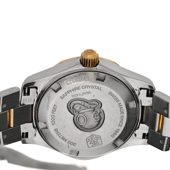TAG HEUER 時計 ゴールド/シルバー TAG HEUER Stainless Steel 18K Yellow Gold Mother of Pearl