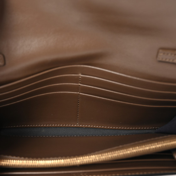FENDI Vitello Soft F is Fendi Bi-Color FF 1974 Embossed