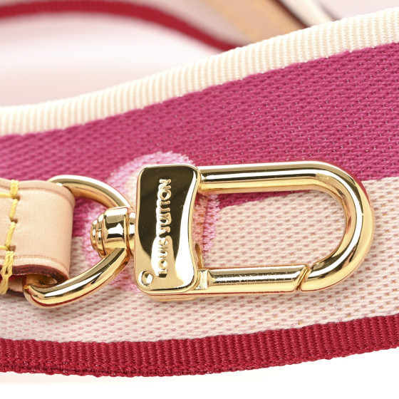Louis Vuitton ピンク ベルト LOUIS VUITTON Jacquard Speedy Bandouliere 20 Shoulder Strap
