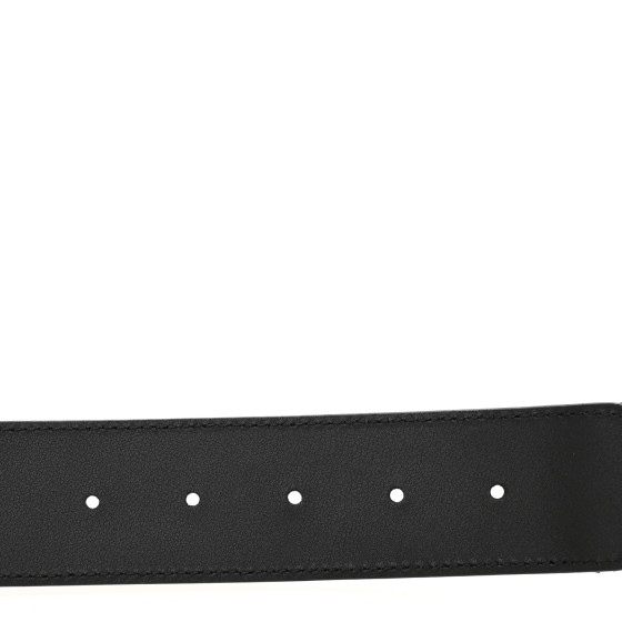 GUCCI ベルト ブラック 100/40 GUCCI Nylon Calfskin Double G Web 40mm Belt 100 40 Green Red