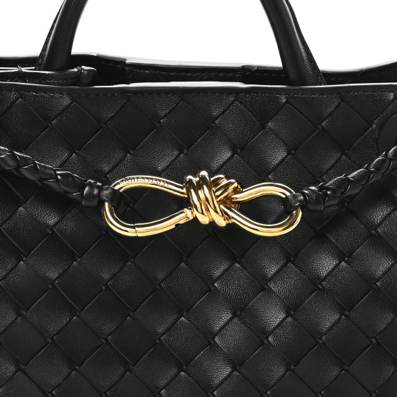 ショルダーバッグ・ポシェット BOTTEGA VENETA ANDIAMO CROSSBODY BAG IN INTRECCIATO NAPPA Bottega Veneta Andiamo Crossbody Bag in Fondant & Muse Brass