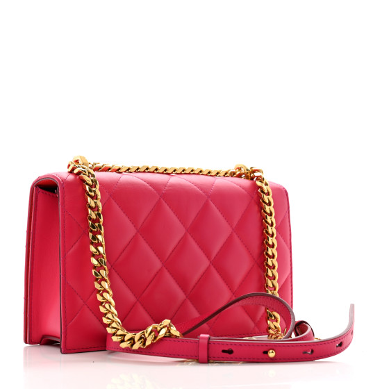 ALEXANDER MCQUEEN Lambskin Quilted Knuckle Shoulder Bag