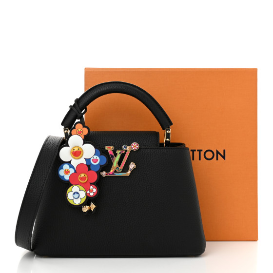 LOUIS VUITTON 23cm 36M ストラップパンプス　ブラック　黒 LOUIS VUITTON LV X TM Taurillon Superflat Capucines BB Black