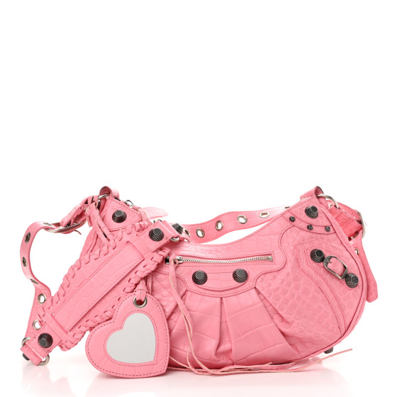 トートバッグ BALENCIAGA Pink Nappa Leather Le Cagole S Shoulder Bag 17730583_53757926_600.jpg
