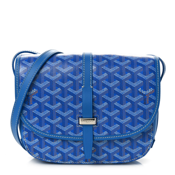 GOYARD Goyardine Belvedere II PM Messenger Bag Sky Blue