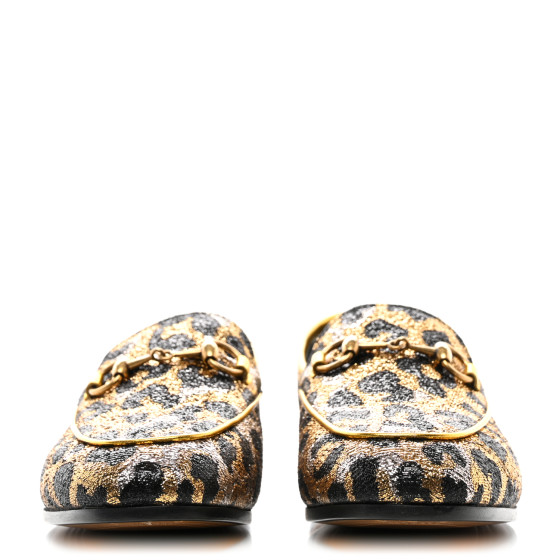ローファー・オックスフォード Jordaan Animal Print Loafer Gucci Jordaan Animal Print Loafer - Runway Catalog