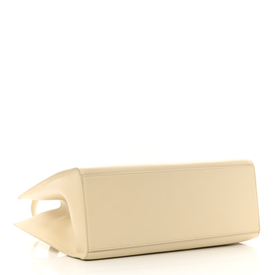 CELINE Smooth Calfskin Cabas 16 Bag Limestone 1351406