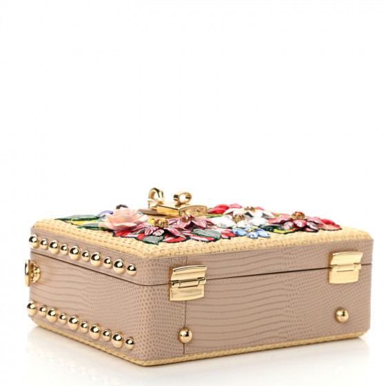 DOLCE & GABBANA Dauphine Crystal Rose Embellished Lily Box
