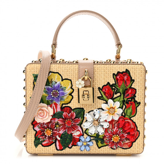 DOLCE&GABBANA ローズboxハンドバッグ Dolce box handbag in Multicolor for Women | Dolce&Gabbana® US