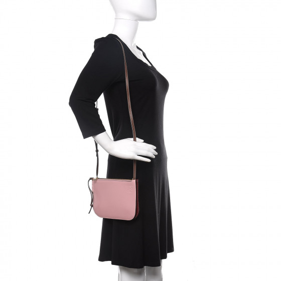 LOEWEバッグ LOEWE Calfskin Jacquard Mini Gate Crossbody Bag Onyx Blue