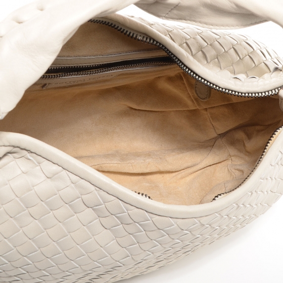 【DE MERIEL】 Veneta Hobo Bag Medium Cream org.jpg