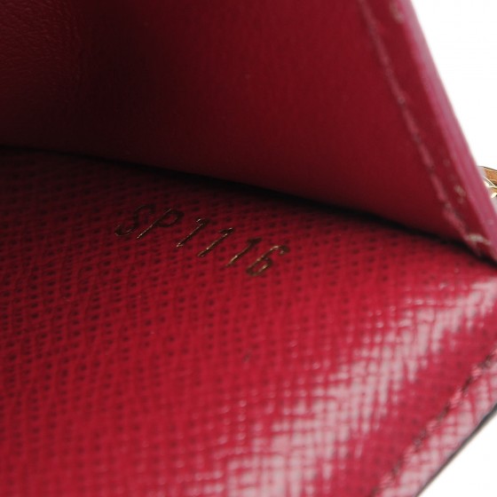 LOUIS VUITTON Monogram Victorine Wallet Fuchsia 233586