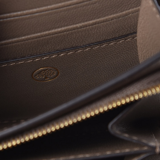 MULBERRY 2024Medium Continental French Classic Grain折財布 Mulberry | Medium Continental French Purse | Chalk Small