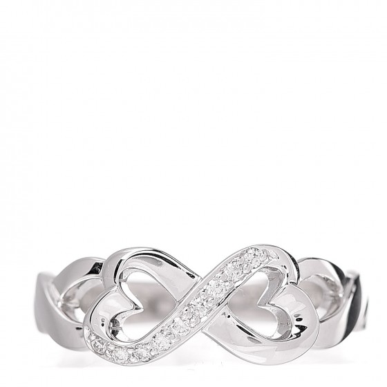 TIFFANY 18K White Gold Diamond Paloma 