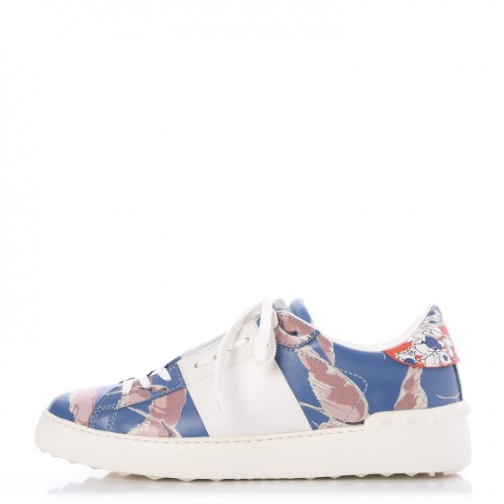 VALENTINO::ワンピース:40[RESALE] VALENTINO GARAVANI Calfskin Japanese Bird Print Rockstud