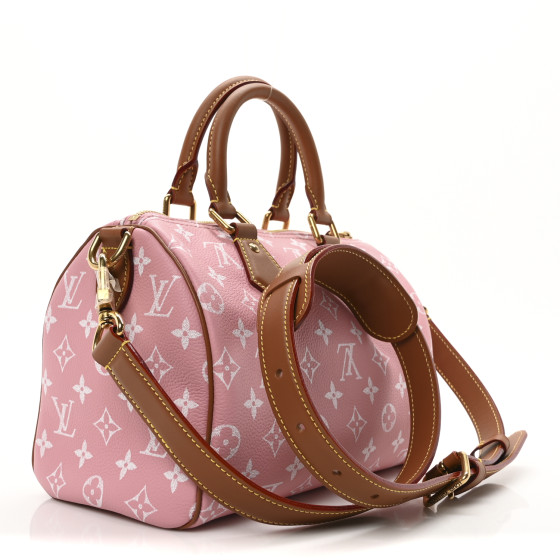 LOUIS VUITTON Calfskin Monogram Speedy P9 Bandouliere 25