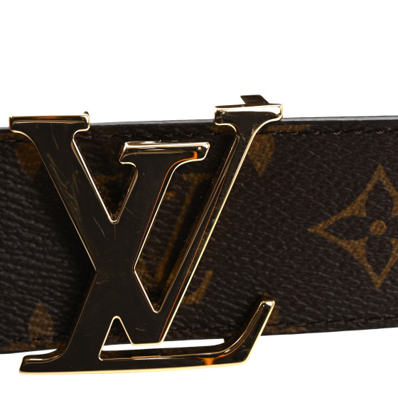 LOUIS VUITTON Calfskin Monogram 40mm LV Initiales Reversible