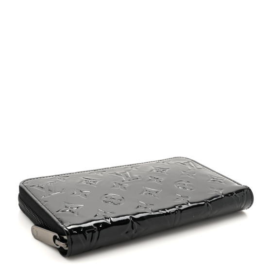 小物 LOUIS VUITTON WALLET vernis Authentic Louis Vuitton Dark Green Monogram Vernis Leather