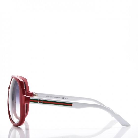 g様 GUCCI Aviator Sunglasses GG 1622/S Red 229943 | FASHIONPHILE
