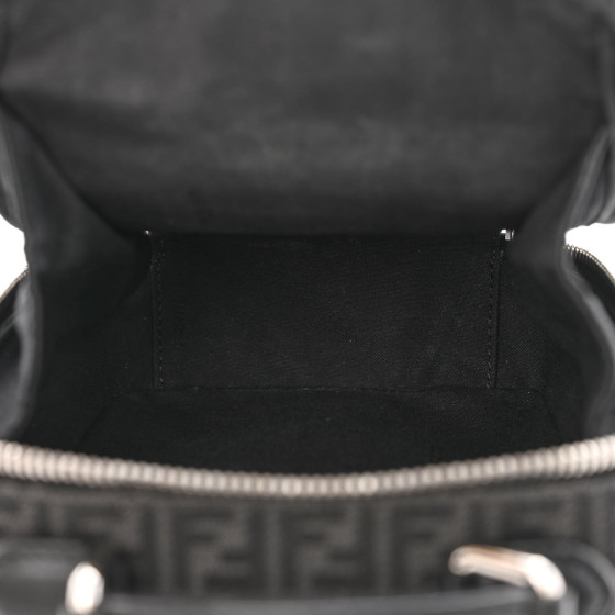 FENDI Recycled Fabric Jacquard Vitello Astro Micro FF Mini