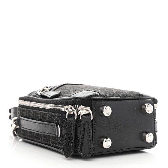 ☆FENDI☆ FF Jacquard Mini Suitcase 2wayバッグ ASFALTO/NERO FENDI Recycled Fabric Jacquard Vitello Astro Micro FF Mini