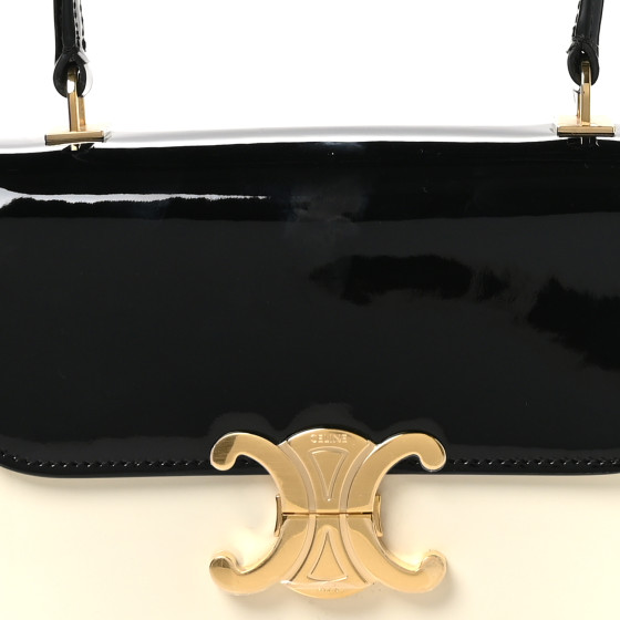 CELINE ヴィシープリントパテント TEEN GARANCEバッグ CELINE - Teen Garance Bag In Patent Calfskin – The Sale Sisters