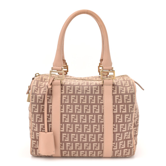 FENDI Zucchino Vitello Forever Boston Cipria 1613281 FENDI Zucchino Vitello Forever Boston Cipria 1613281