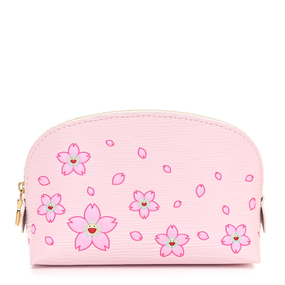 LOUIS VUITTON LV X TM Epi Cherry Blossom Cosmetic Pouch Pink