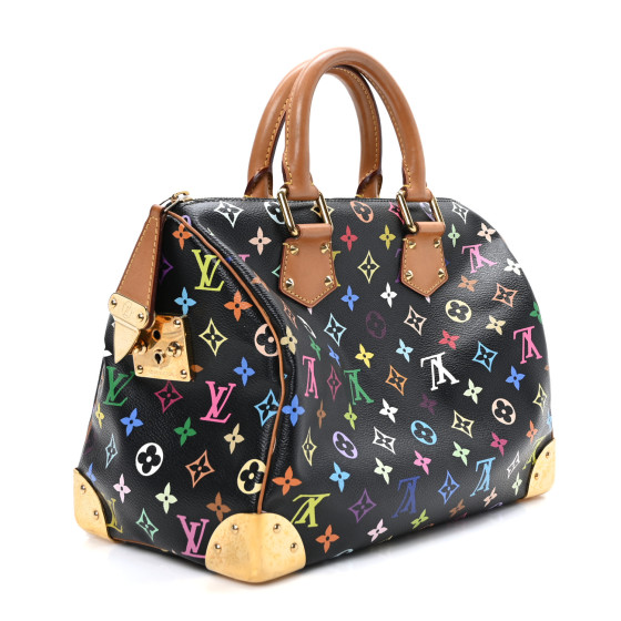 【希少】 LOUIS VUITTON Multicolore Monogram Speedy 30 Louis Vuitton Takashi Murakami Monogram Multicolore Speedy