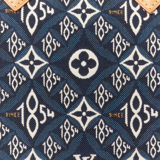 【Y14139】THE FINAL JOURNEY LOUIS VUITTON Jacquard Since 1854 Speedy Bandouliere 25 Blue